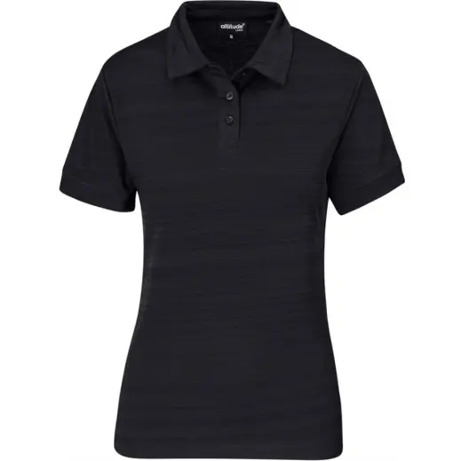 Ladies Aberdeen Golf Shirt Black